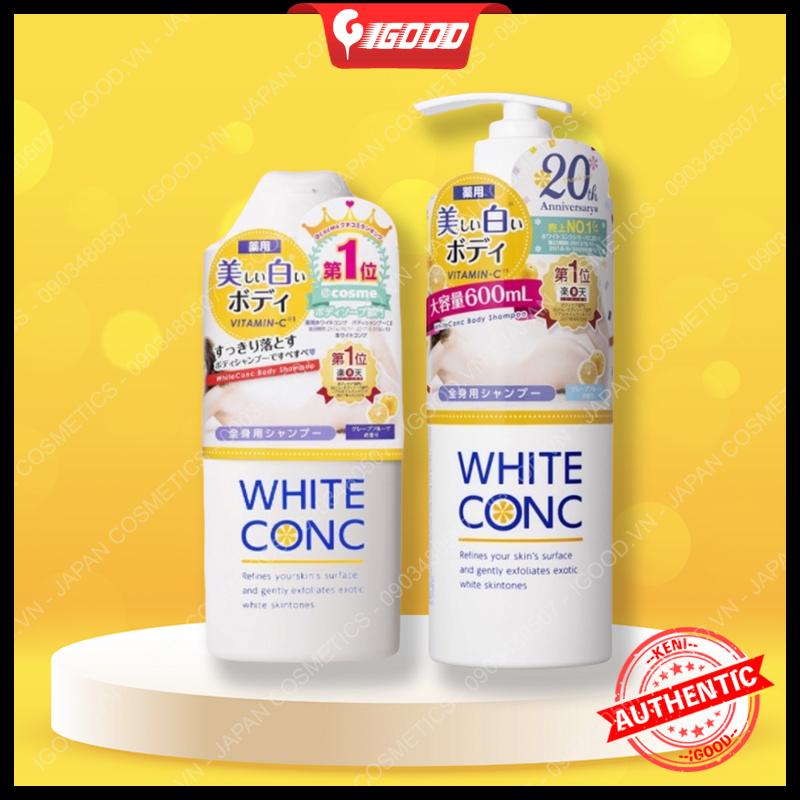 Sữa tắm trắng da toàn thân White Conc Body Wash Nhật Bản