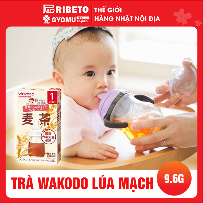 Trà wakodo cho bé vị hoa quả, vị lúa mạch