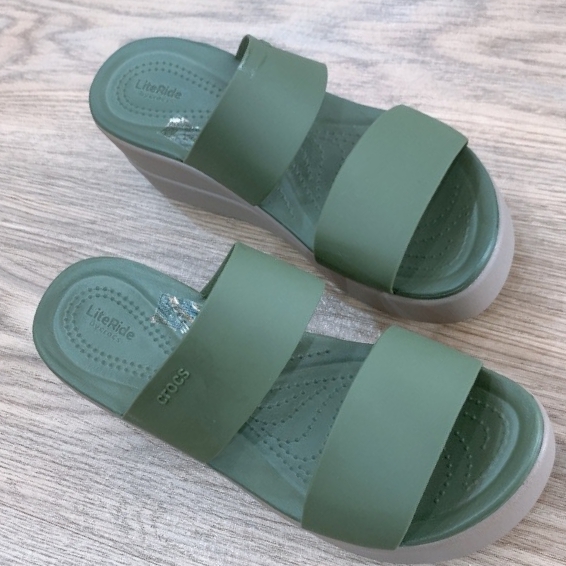 Dép Cao Gót Nhựa Nữ 2 Quai Ngang, Đế Xuồng Cao 7 cm, Đi Mưa, Chống Trơn Trượt, Không Thấm Nước
