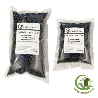Đậu đen, đỗ đen xanh lòng Sinh Thái Food bịch 500gr và 1kg - Chọn loại