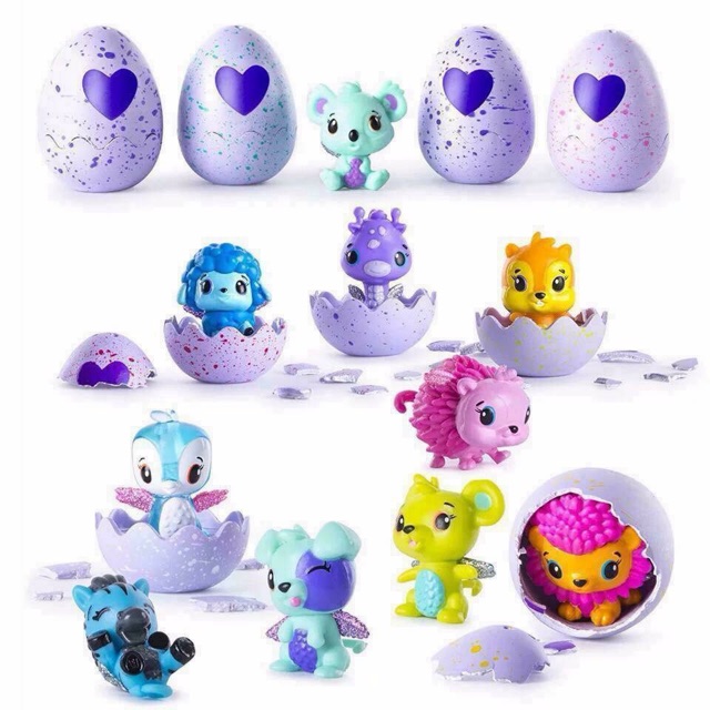 Combo 10 Trứng Hatchimals Season 1 - Trứng Tím