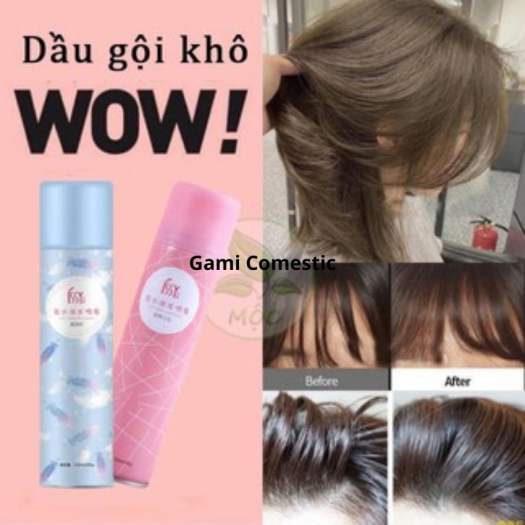Dầu Gội Khô ISSY Xịt Tóc Khô Kiwi, Hết Bết, Dầu Gội Khô Giúp Mang Lại Độ Tơi Phồng Cho Tóc -  Bình Xịt Gội Tóc Khô Không Cần Nước, Hàng Nội Địa Trung, Đủ 4 Mùi Hương - Màu Xanh- Tặng  Mặt Nạ Dưỡng Môi