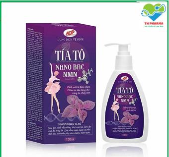 Dung Dịch Vệ Sinh Tía Tô NMN Collagen Giúp Vệ Sinh Vùng Kín Hàng Ngày, Làm Sạch, Kháng Khuẩn Dịu Mát Vùng Kín - Lọ 150ml -TH PHARMA