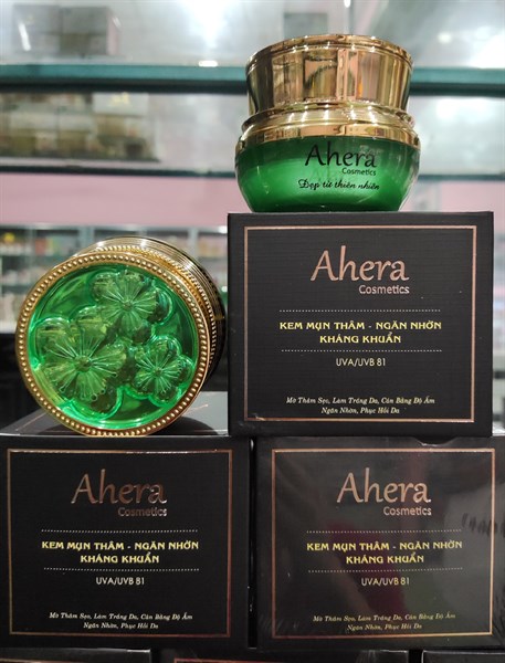 Kem dưỡng trắng da ahera ngừa mụn thâm - mờ sẹo se khít lỗ chân lông 25g