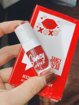 💄 Son Kem Lì SANCY LÀM TAY kèm hộp siêu sang lipstick lâu trôi mềm mịn căng bóng dưỡng môi sỉ rẻ son môi💄