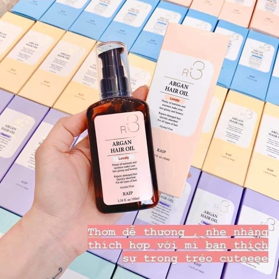 Dầu duõng tóc Argan Raip R3 Hàn Quốc