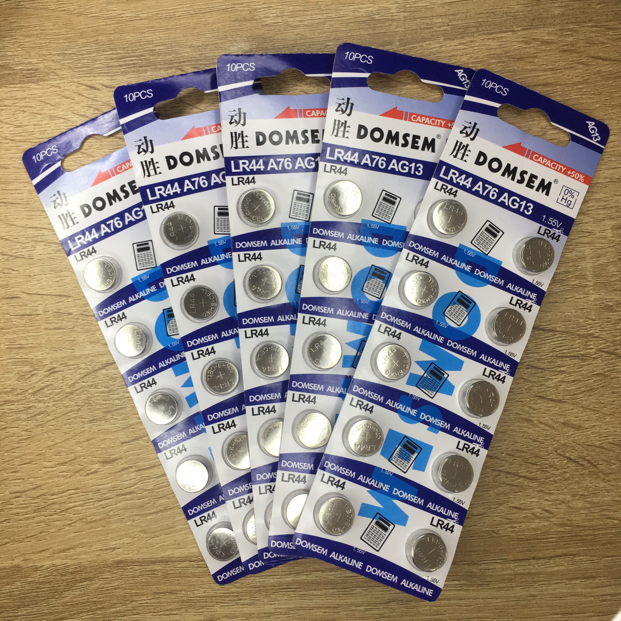 [HCM]Combo 5 vỉ  pin Soda  LR44 A76 AG13 LR44 A13