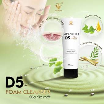 SỮA RỬA MẶT NGĂN NGỪA MỤN WHITE PERFECT D5