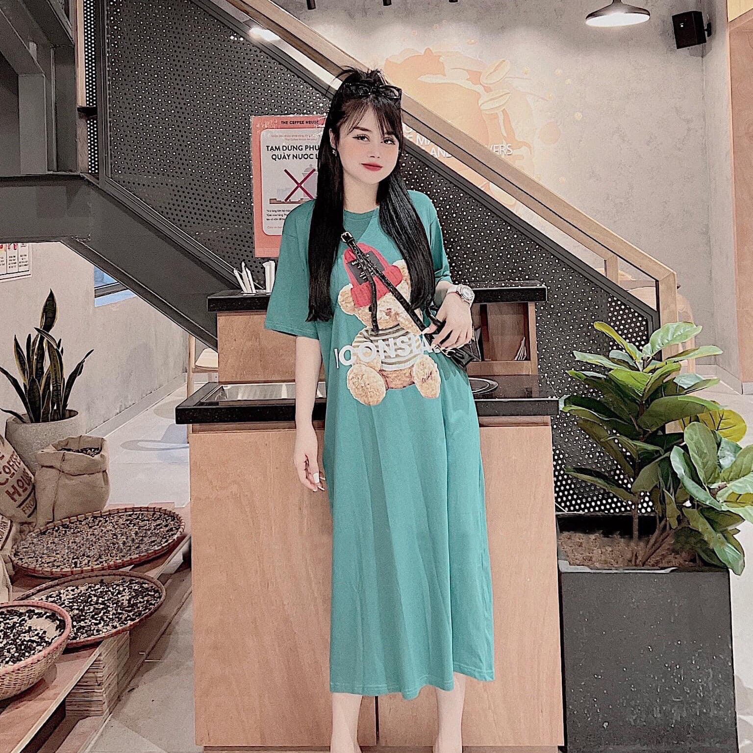 Váy Suông Đầm Suông MÈO MAKE YOU From Rộng Dáng Dài Chất Cotton Mát Mịn   Lazadavn
