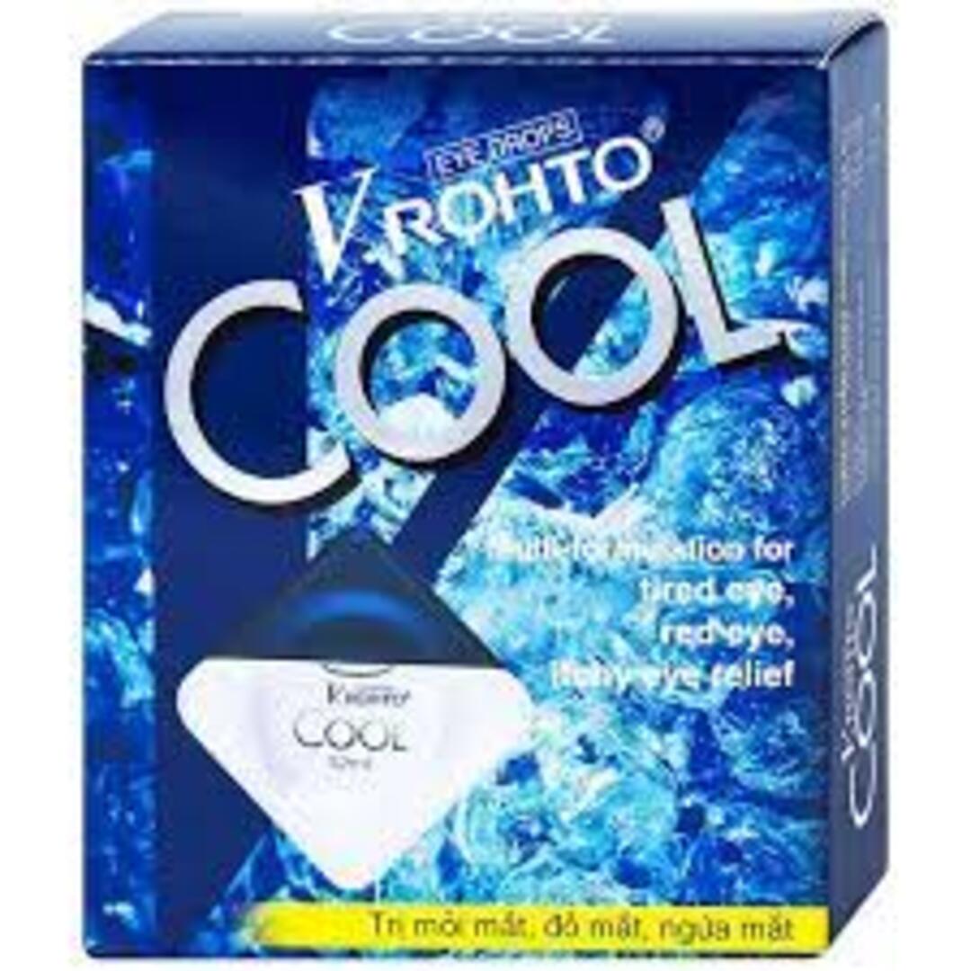 Nhỏ Mắt V.rohto Cool giảm triệu chứng mỏi Mắt, Ngứa Mắt Chai 12Ml