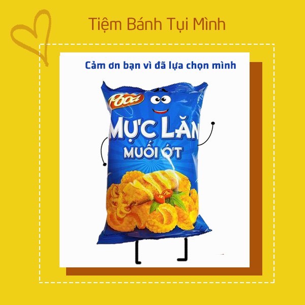 Bánh snack poca mực lăn muối ớt 80g