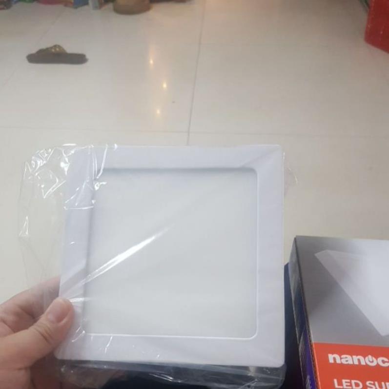 Đèn led panel ốp trần nổi loại vuông nanoco 12w -npl126s - góc chiếu 120°