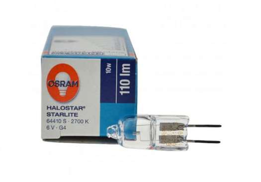 Bóng halogen 6V 10W 64410S G4 hãng Osram Đức