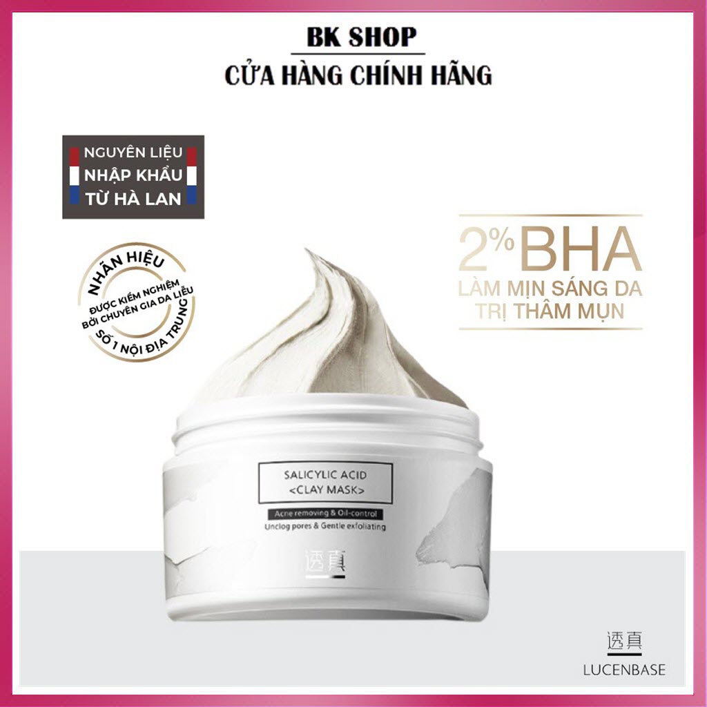 Mặt nạ đất sét BHA Salicylic Acid Clay Mask kiềm dầu giảm mụn