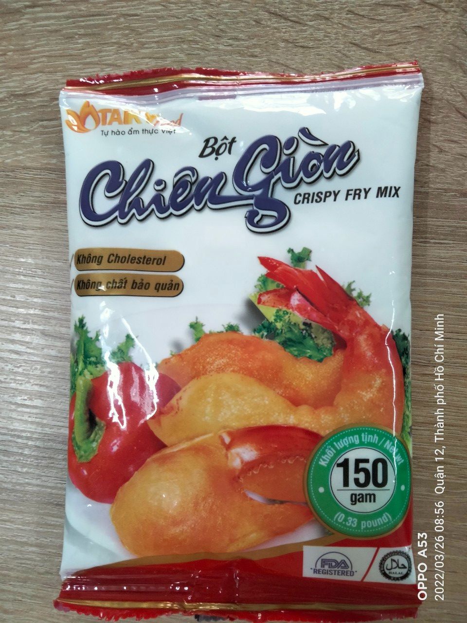 Bột chiên giòn hiệu TaiKy 150gr