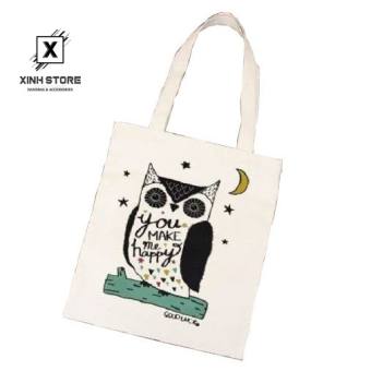 Túi Vải Đeo Vai 20x House Hình Cú