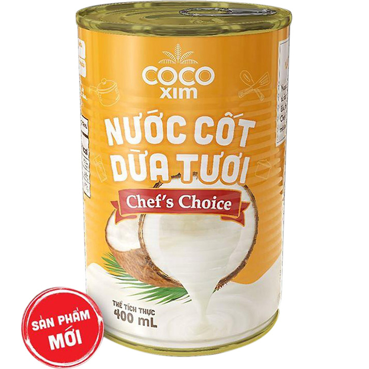 Lon nước cốt dừa tươi Cocoxim Chef's Choice 400ml