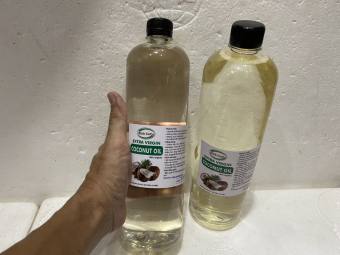 DẦU DỪA HỮU CƠ ÉP LẠNH – EXTRA VIRGIN COCONUT OIL – CHAI 1 LÍT