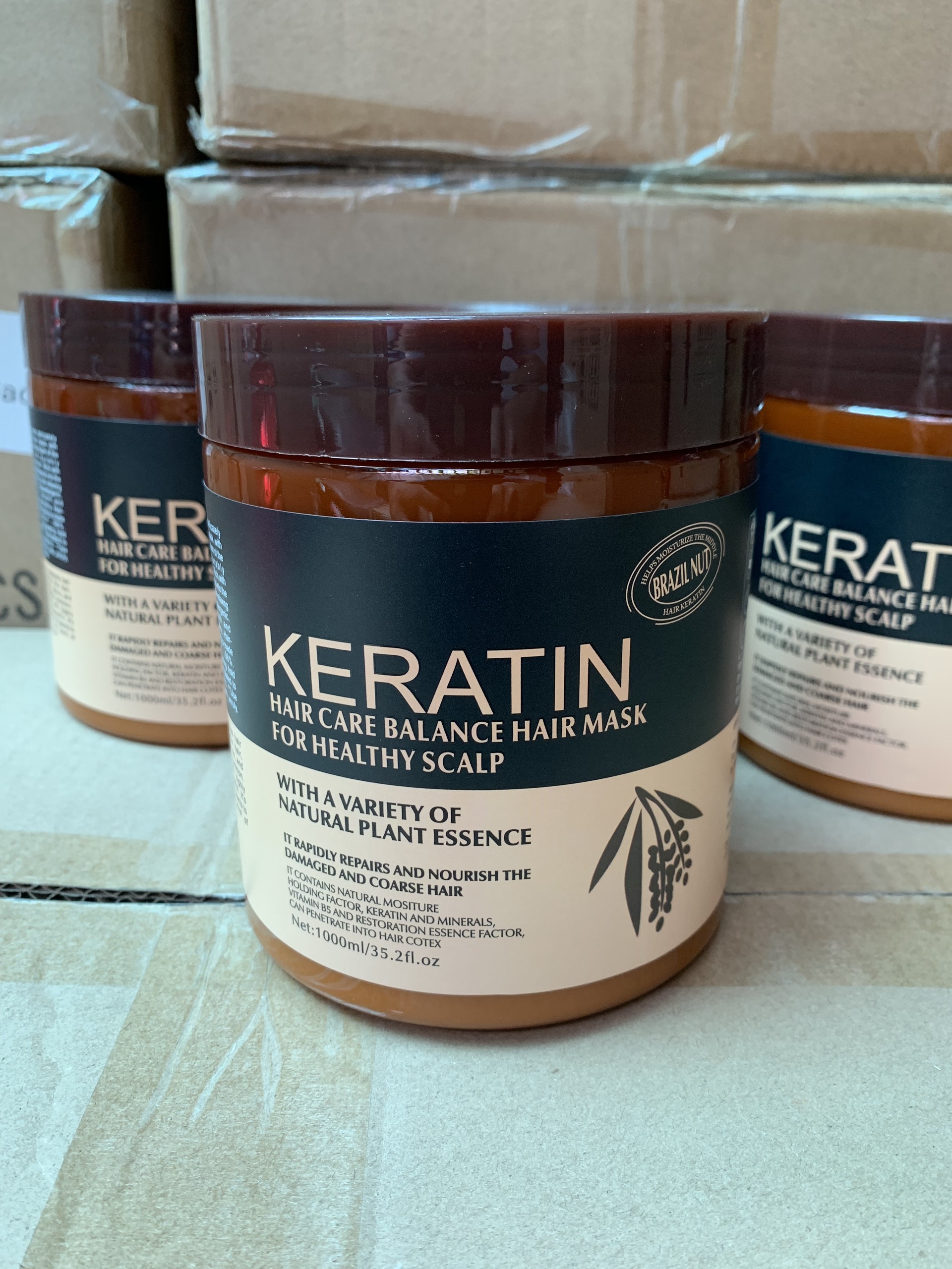 Hấp Dầu Keratin Brazil Nut 1000ml Chăm Sóc Và Dưỡng Ẩm Tóc