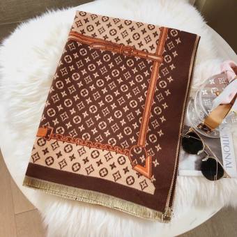 Khăn Len Hiệu Lv Khăn Choàng Nam Nữ Khăn Quàng Cổ Cao Cấp Linh Tây- mềm mại và sang trọng 180*90