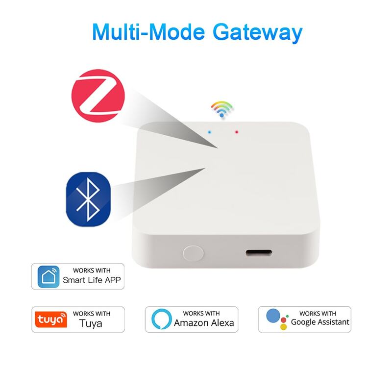 Bộ điều khiển trung tâm zigbee tuya 3.0, hub zigbee tuya kết nối wifi hoặc cắm dây lan tuya smart