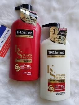 Cặp dầu gội, xả Tresemme Keratin Smooth Thái Lan 450 +400ml