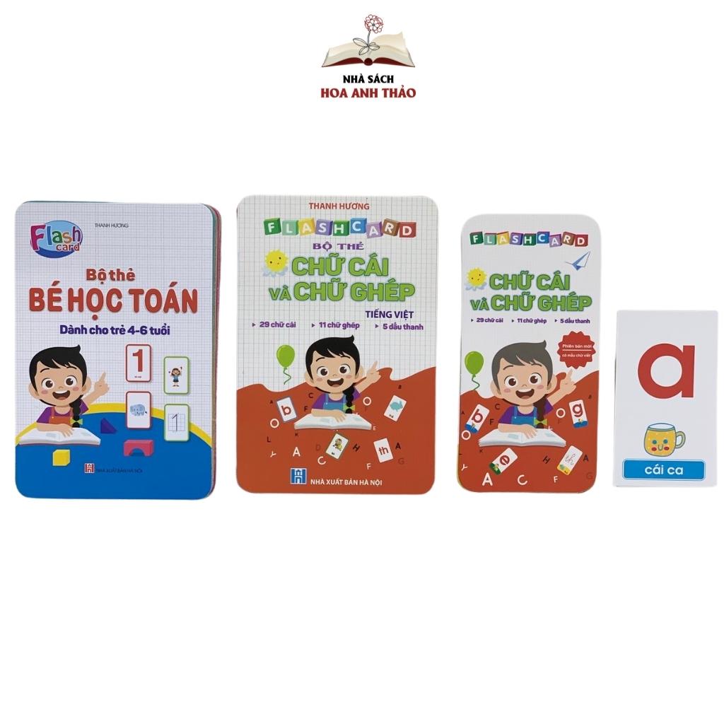 Bộ Thẻ Flashcard chữ cái chữ ghép - Bộ Thẻ Flashcard học toán cho bé