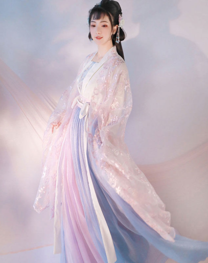 Trang Phục Nữ Sinh Trung Quốc Cổ Đại, Trang Phục Hóa Trang, Trang Phục Dân Tộc Hán Cổ Đại, Bộ Đồ Phong Cách Hoài Cổ Trung Quốc, Váy Cổ Tích Xuân Hè