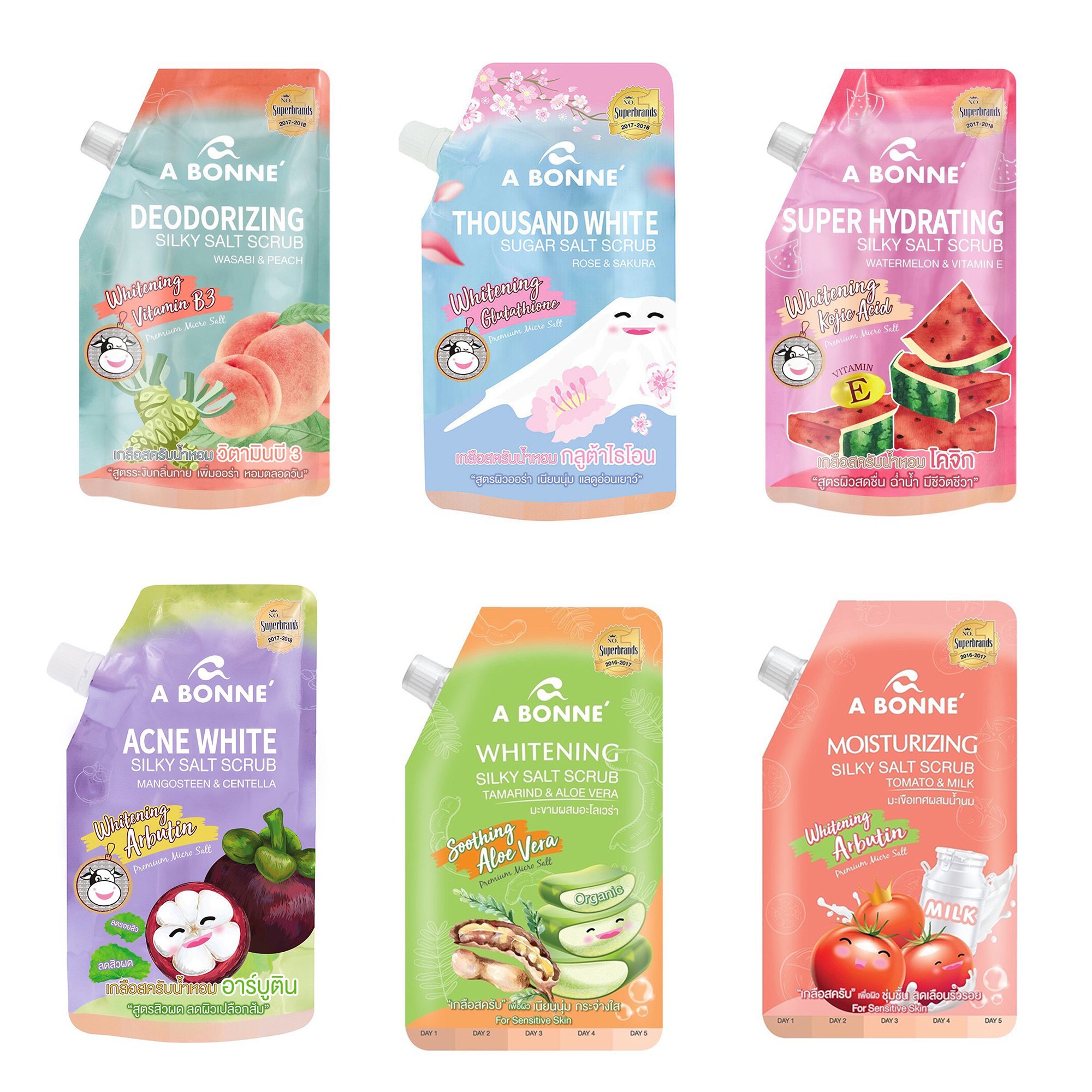 Muối tắm dưỡng ẩm a bonne' thái lan 350g