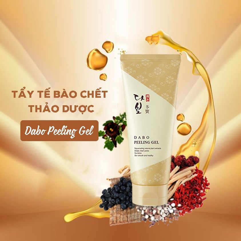 Tẩy tế bào chết dabo thảo mộc làm mịn da cao cấp hàn quốc 180ml