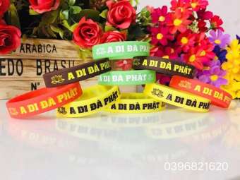 Vòng tay cao su A DI ĐÀ PHẬT