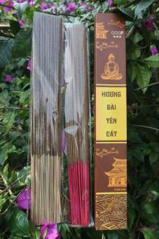 Hương Bài Yên Cát (Hộp Chữ Nhật 50-100 Nén 42cm) - Nhang Bài Hương Nhang Nhựa Trám, Rễ Cây Hương Bài Tự Nhiên