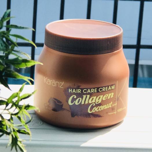 Hấp dầu dưỡng tóc mềm mượt hương dừa Collagen Coconut Karanz 1000ml