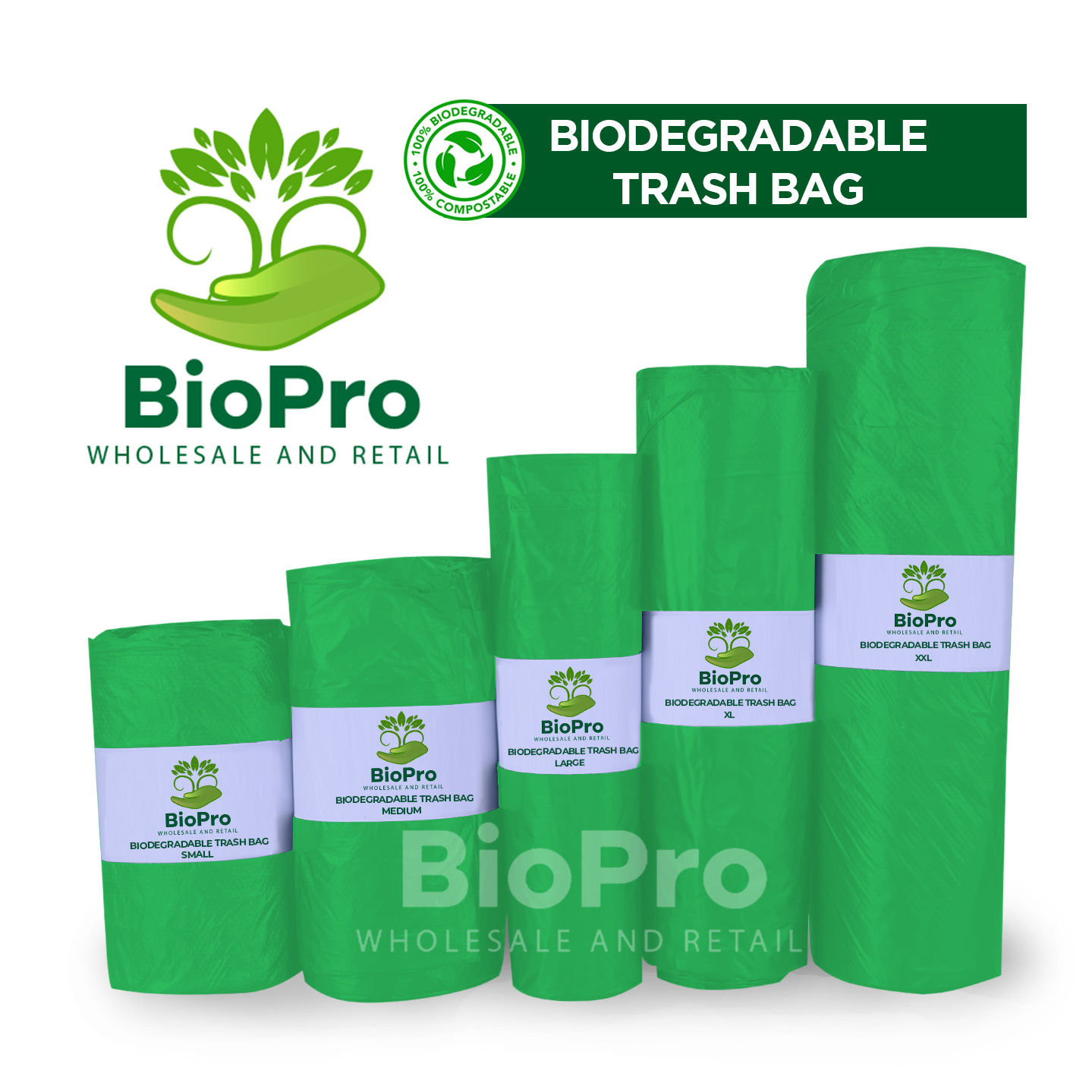 Biodegradable deals trash bag