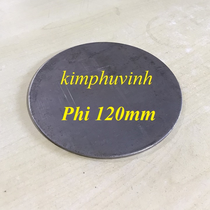 01 cái - phi 120mm bản mã tròn - bản mã đầu cột 120mm