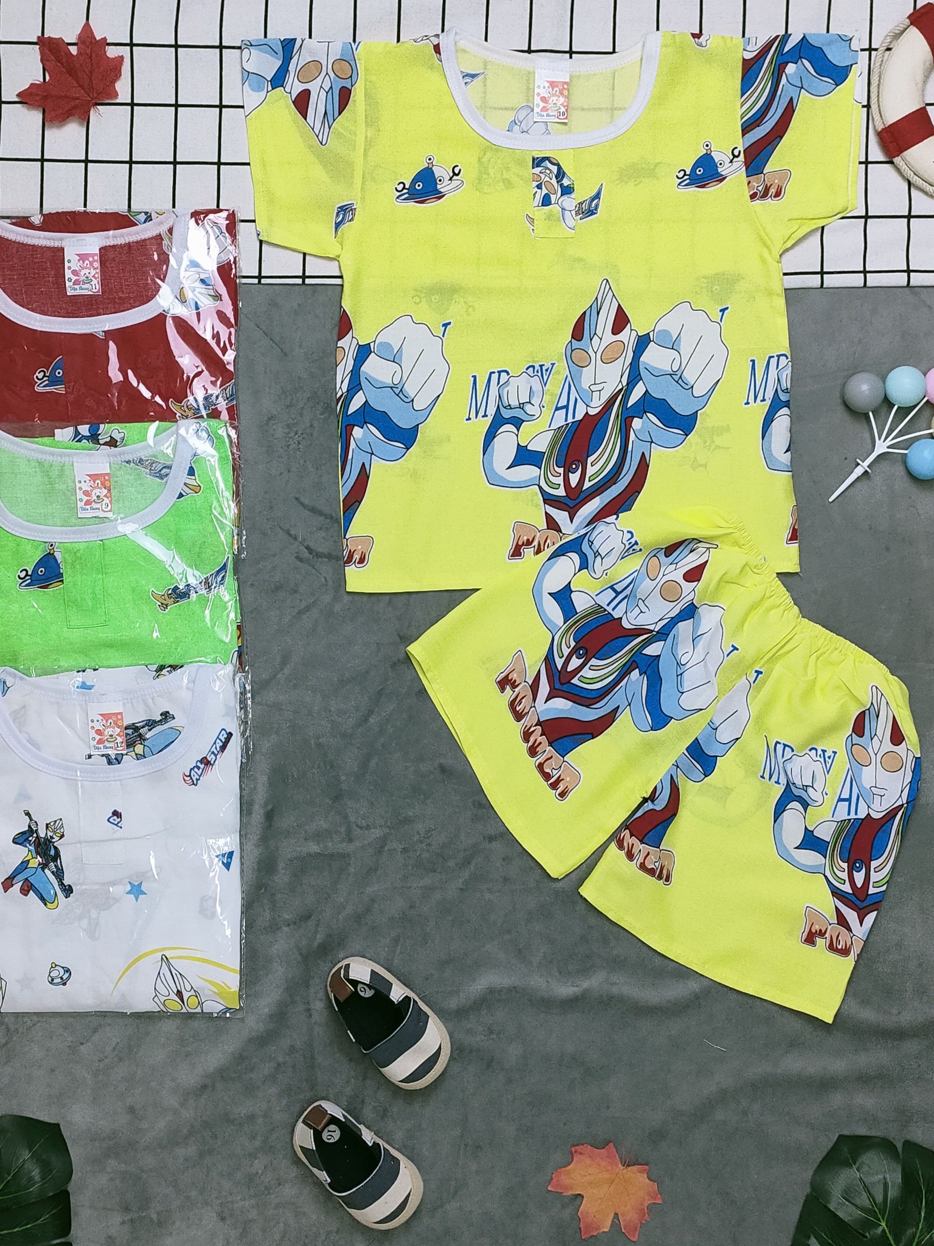 (Giao mẫu ngẫu nhiên) Đồ Bộ Tole Bé Trai