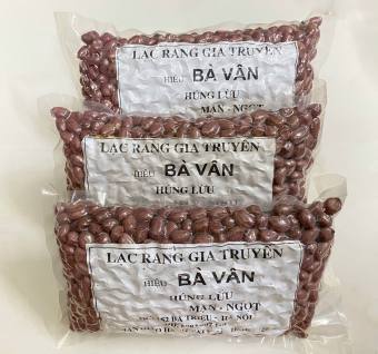 Lạc rang húng lìu bà Vân đặc sản Hà Nội lạc đỏ 500 gam