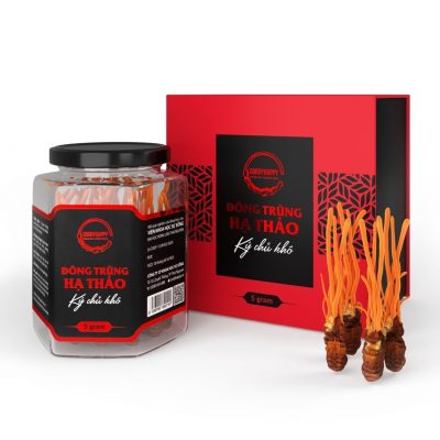 Đông Trùng Hạ thảo Ký Chủ Cordyhappy – Hộp 10 gram