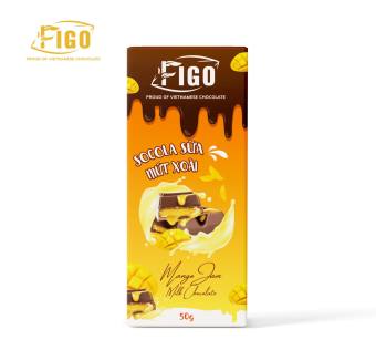 Kẹo socola sữa nhân mứt xoài 50g FIGO
