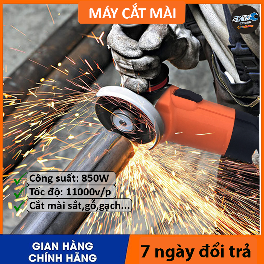 51008 Máy cắt mài cầm tay, máy mơn, máy cắt tay, lưỡi cắt 100mm, dùng cắt mài gỗ, sắt, tường gạch... đầy đủ phụ kiện 51008 bảo hành đầy đủ 3 tháng, đầy đủ phụ kiện tặng kèm lưỡi cắt