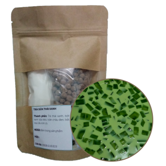 SET NGUYÊN LIỆU NẤU 10 Ly TRÀ SỮA THÁI XANH