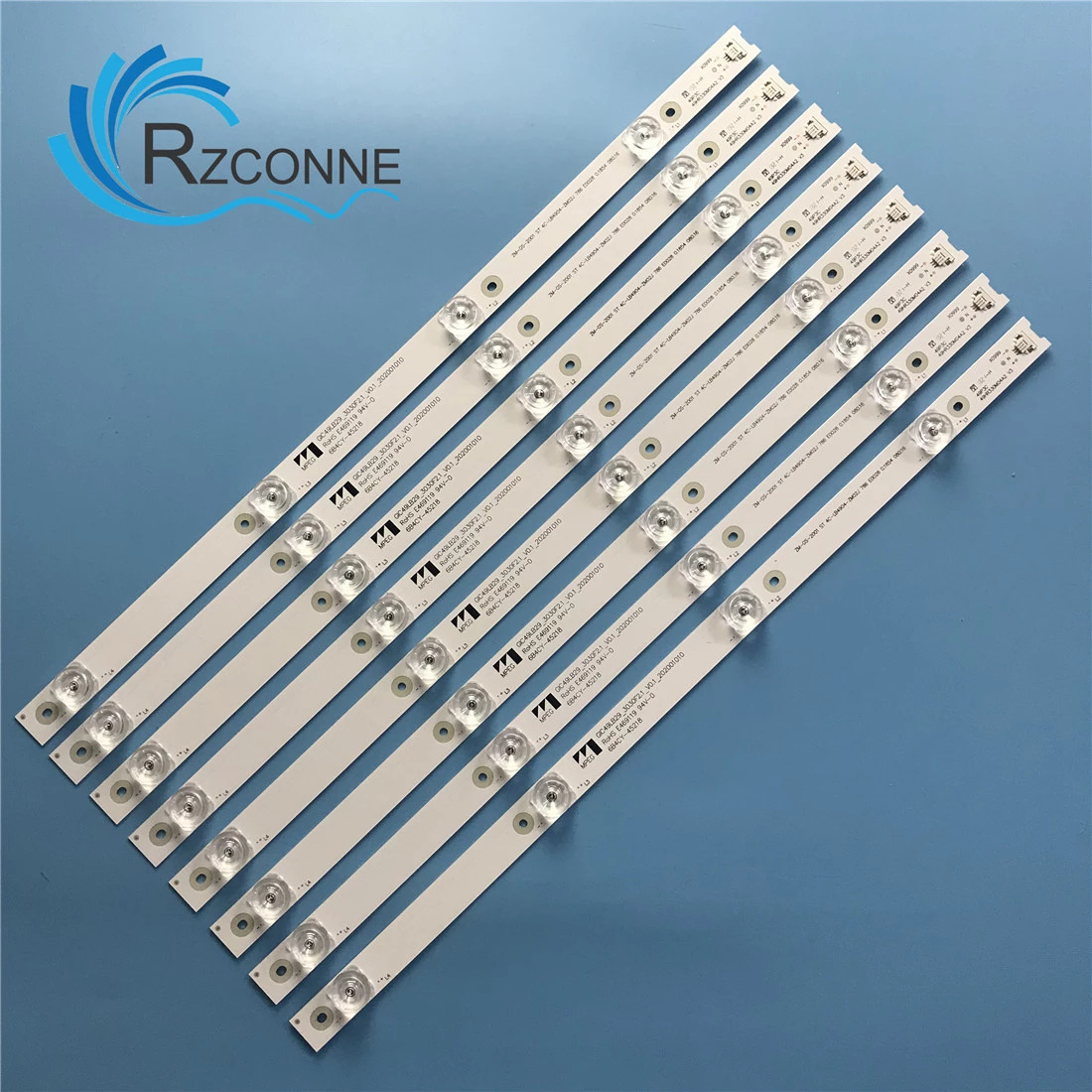 Tcl 49p3 - bộ 8 thanh 4 led cho tivi tcl 49p3 gic49lb29-3030f2.1