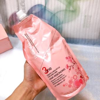 Thuốc Duỗi Ép Tóc Hoa Anh Đào 3in1 1000ml Không Cần Dùng Dập Lần 2 _ homemark