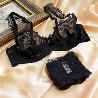 Bộ Đồ Lót Ren Có Gọng Không Đệm Siêu Mỏng S229