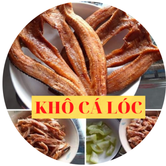 Khô cá lóc Đồng Tháp đủ 3 nắng tự nhiên, ít mặn, dai thơm 500g