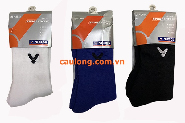 Combo 3 đôi vớ cầu lông victor dày trung nhiều màu