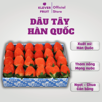 Dâu Tây Hàn Quốc - Korean Strawberry - Klever Fruit
