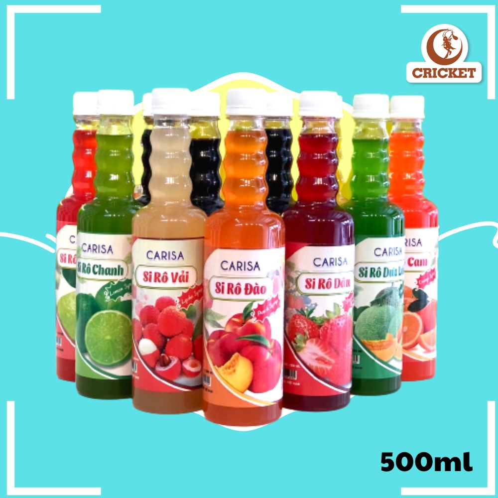 Siro Carisa Chai 500ml - Vị Đậm hơn Syrup, thơm hơn tiết kiệm hơn.