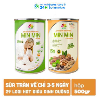 Ngũ Cốc Lợi Sữa Min Min 500g 29 hạt, 30 loại Hạt mẫu mới - Bột Ngũ Cốc Lợi Sữa MinMin
