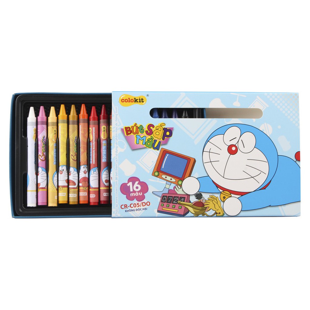 Bút sáp màu thiên long doraemon cr-c05/do